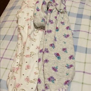 2Bundles baby girl sleepers